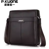 2014 New Men's Bags Brand 100% Genuine Leather Men Messenger Bags High Quality First Layer of Cowhide Leather Mens Shoulder Bags