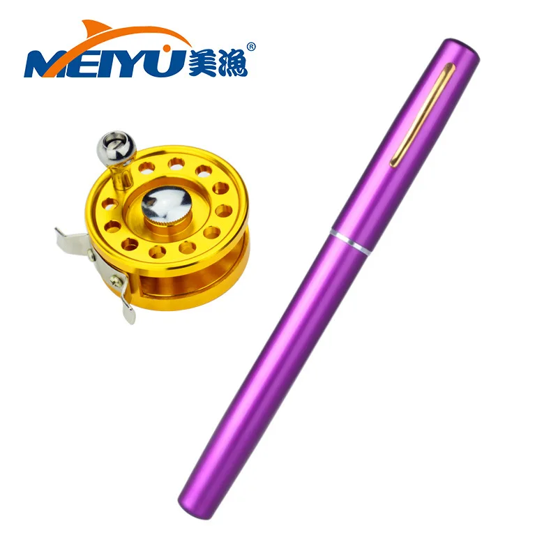 EMMROD The New Golden Flywheel 1.4 M C + Portable Pen Rod Mini Ice Fishing Rod Fishing Fishing Rod On A Raft