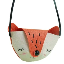 Aelicy/Детские модные рюкзаки с рисунком лисы; милая сумка для хранения для маленьких мальчиков и девочек; сумка на одно плечо с застежкой; хлопковая ткань