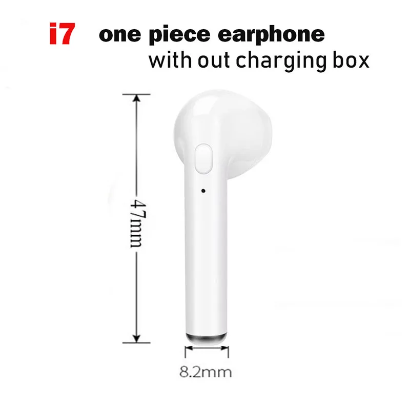 I7s i11 TWS мини беспроводные Bluetooth наушники для Iphone samsung Android pk i10 tws i12 tws - Цвет: i7 one earphone