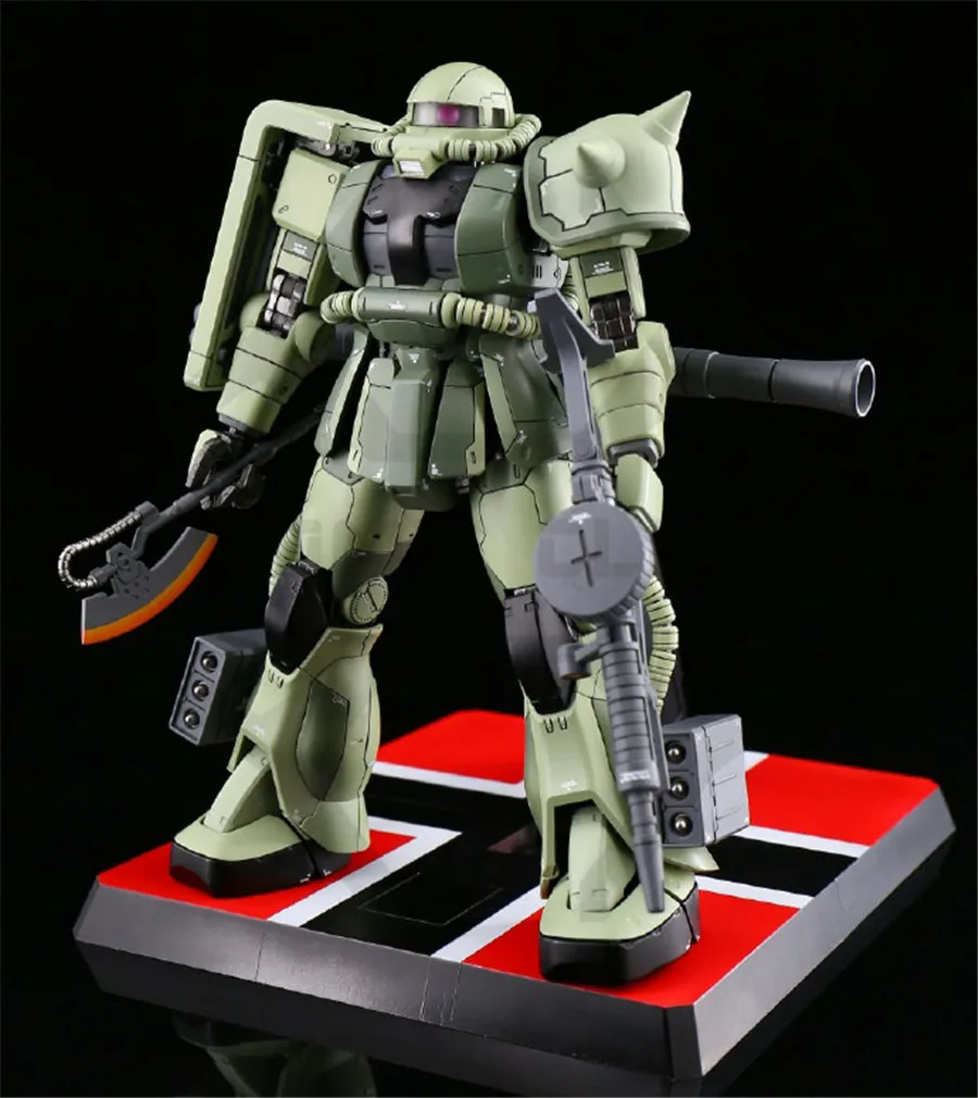 Comic Club MS металлический солдат MB 1/100 металлическая сборка gundam green zaku II сплав робот Высокое качество фигурка