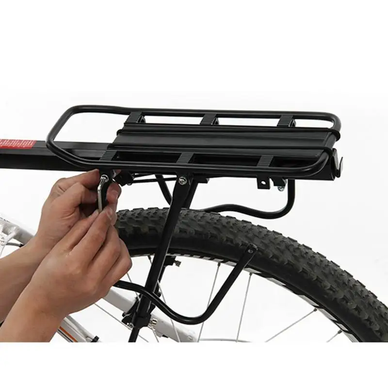 Best Bicycle Bike Alloy Rear Rack Cargo Carrier Rack Universal Rear Mount(Black) 3 Best Bicycle Bike Alloy Rear Rack Cargo Carrier Rack Universal Rear Mount(Black) 3