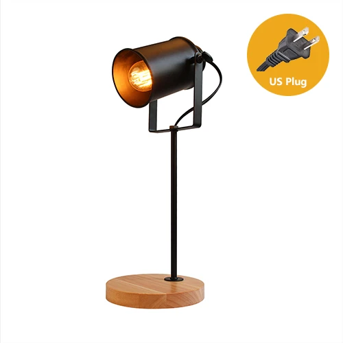 Black NoBulb US Plug