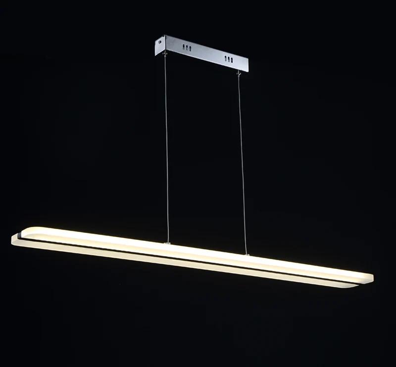 Minimumism Modern LED Pendant Light Linear Hanging Lamp Bar Acrylic