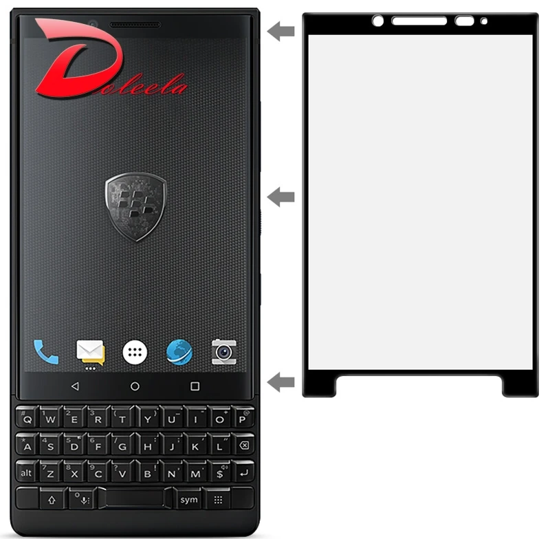 3D изогнутые Стекло протектор для BlackBerry KEY2 keyone ключ один 1 2 полный охват 9 H Экран