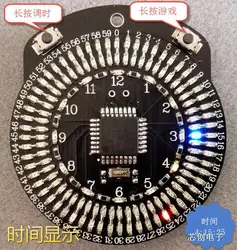 Светодиодный часы Аналоговые указатель часы AVR MCU часы ATmega8