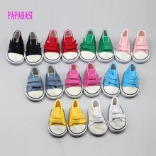 9color Cute Doll Shoes For 18 Inch Baby Born Doll Handmade Sneakers American Girl doll Accessories Denim Canvas Mini Toy Shoes