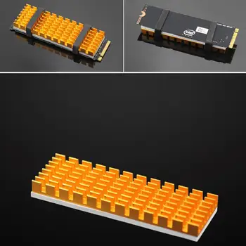 

Heatsink Heat Dissipation Radiator M.2 NGFF Cooling Heat Sink Heat Thermal Pads for M.2 NGFF 2280 PCI-E NVME SSD