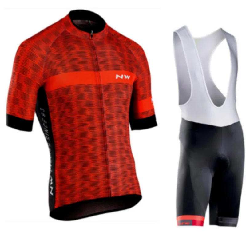 

2019 Team Nw Pro Men Summer Short Sleeve MAVIC Cycling Jersey Mtb Ropa Ciclismo Mens Summer Bicycling Maillot Culotte Clothing