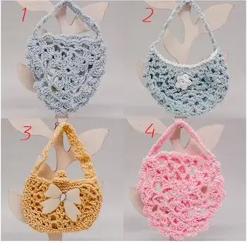 

free shipping knitting handbag shape bridal shower favor bags 300 pcs/lot ,LV168