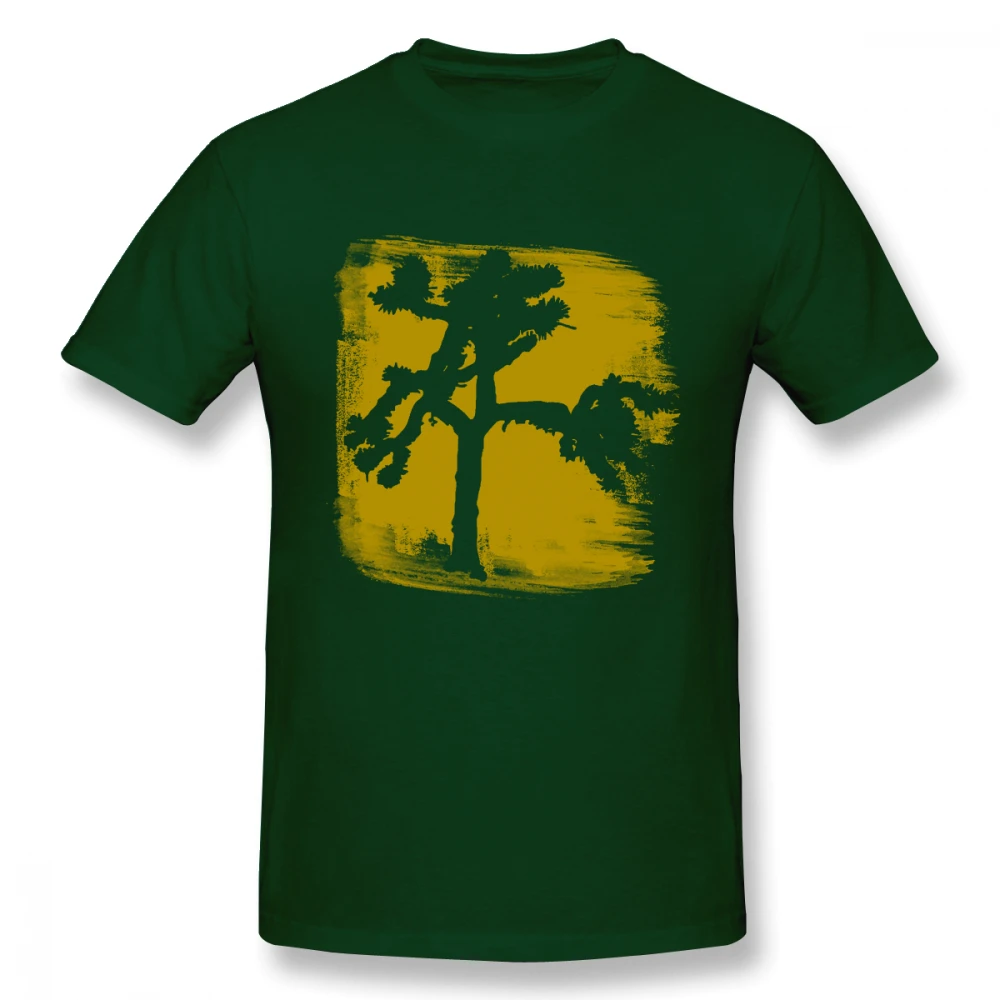 Музыка U2 футболка для Для мужчин плюс Размеры 4XL группы Camiseta - Цвет: Forest Green