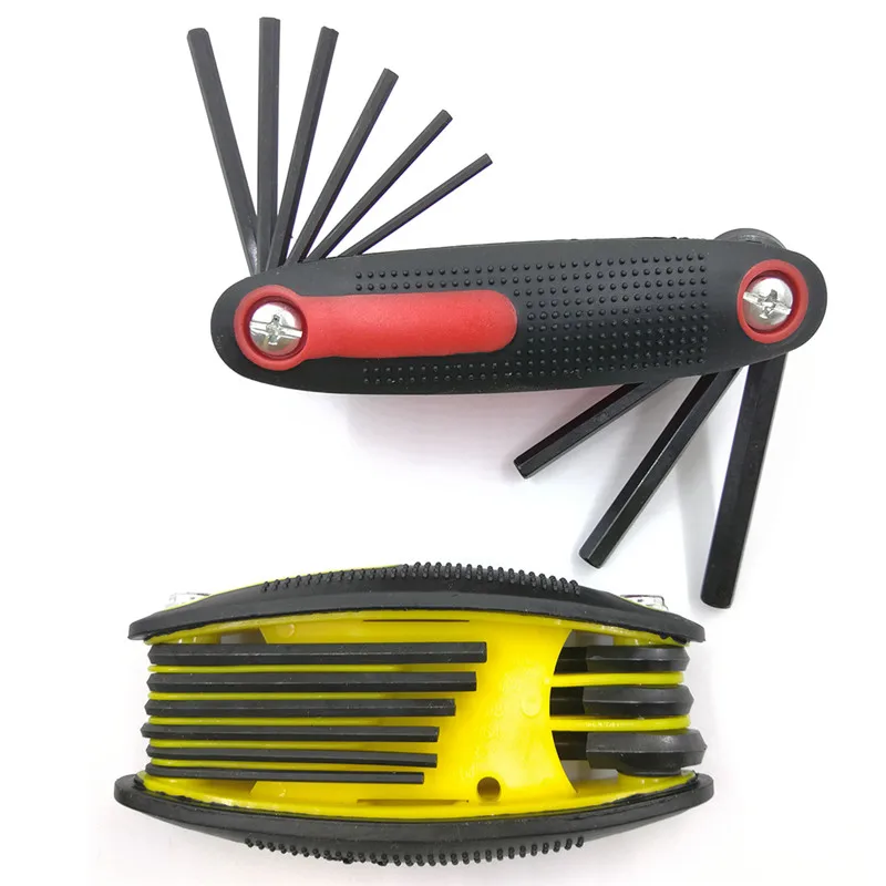 

Allen Key Wrench Inch Tool 1/4" 7/32" 3/16" 5/32" 9/64" 1/8" 7/64" 3/32" 5/64" Universal Multifunction pocket tools