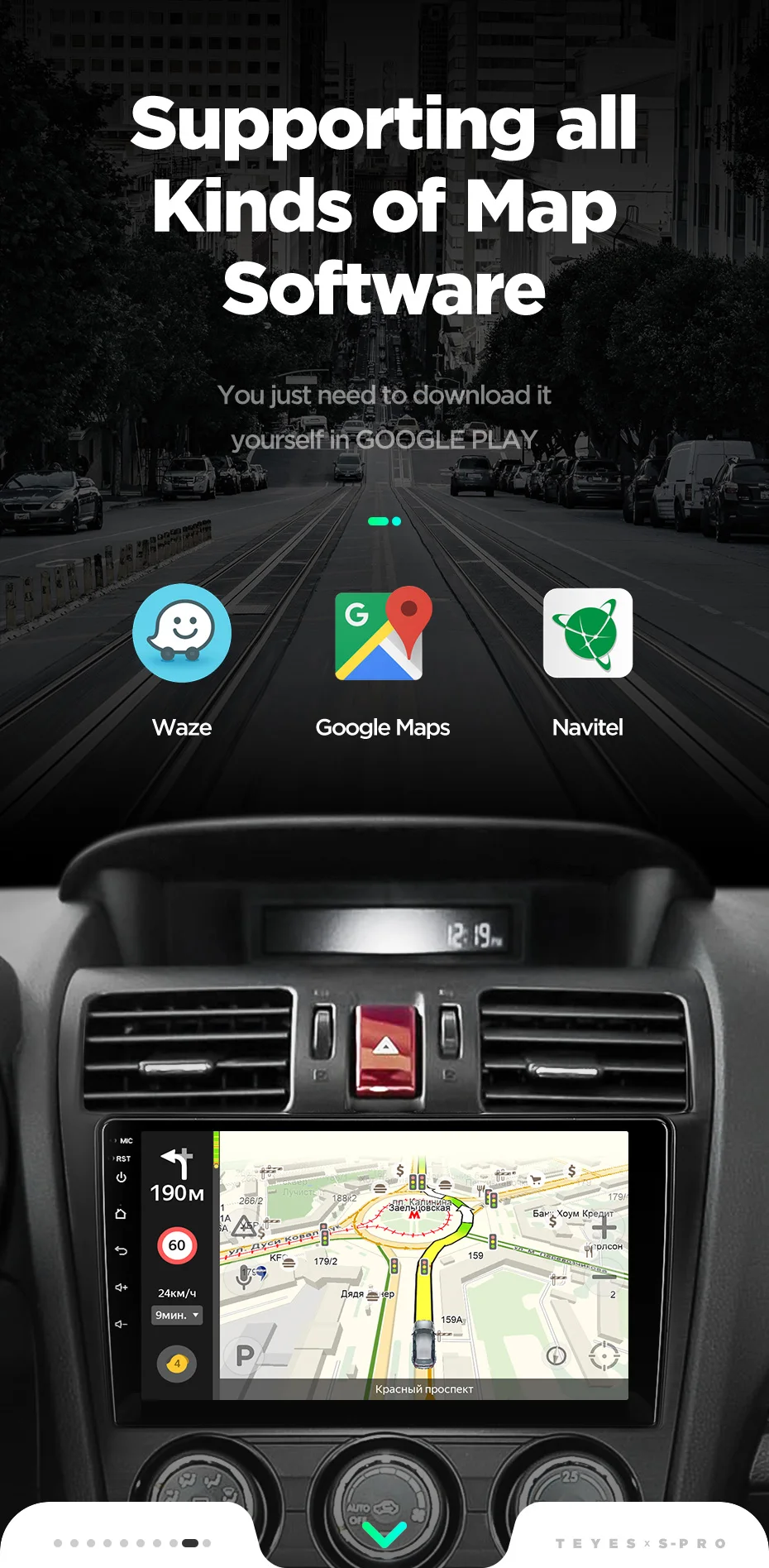 Discount TEYES SPRO Car Radio Multimedia Video Player Navigation GPS Android 8,1 8.1 For Subaru Forester 4 SJ accessories sedan dvd 19