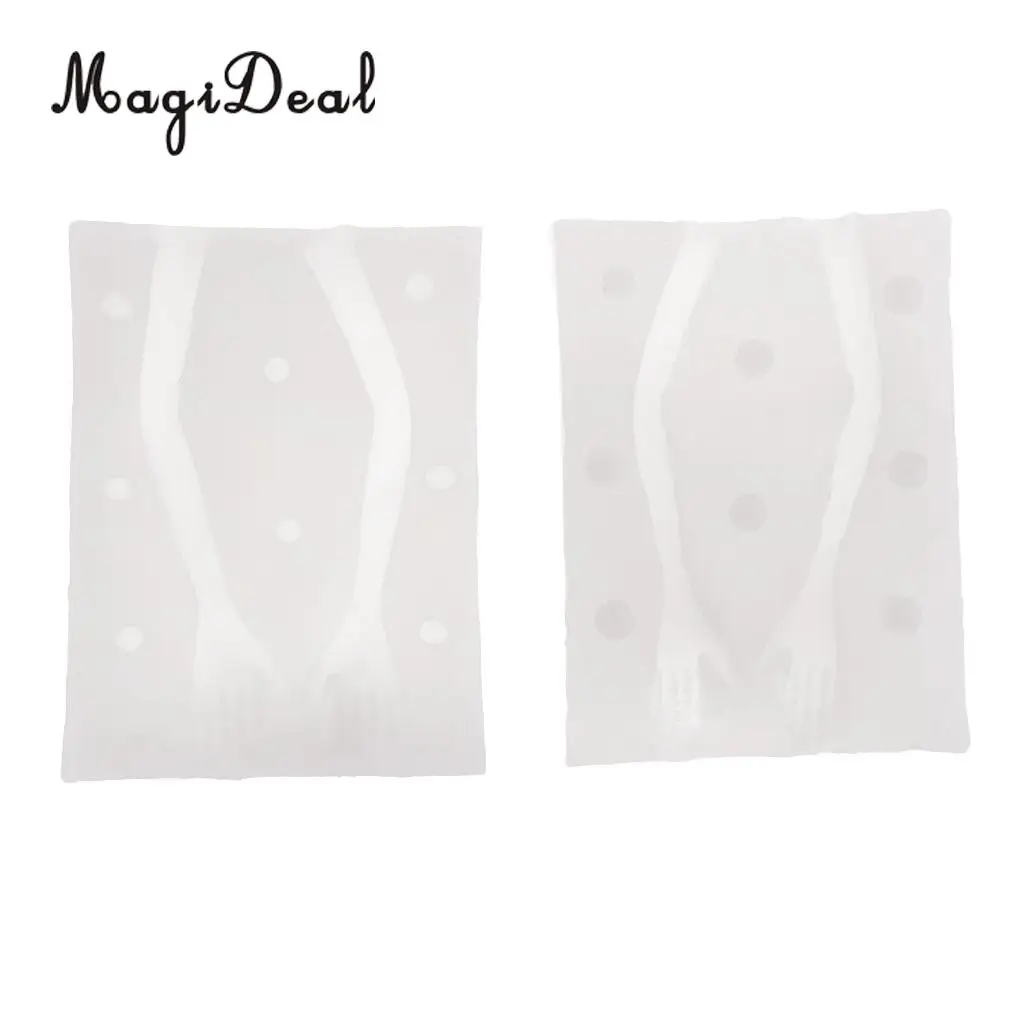 3 Sets Dolls Human Body Model Silicone Mold Polymer Clay Molds Handmade Craft Mold Fondant Cake Decorating Mould Baking Tools