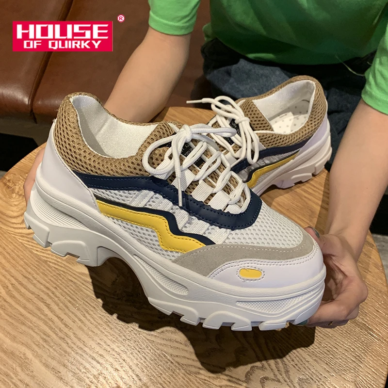 

Rubber Ladies Shoes Comfortable Rubber Platform Shoes Women Casual Lace-up Sneakers Women Vulcanized Shoes Autumn Women Shoes PU