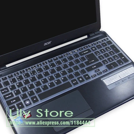 Для acer Aspire V3-771G E5-572g ES1-531 EX2519 EK-571G 5830t 5830TG 15 дюймов покрытие для клавиатуры ноутбука защитная пленка протектор