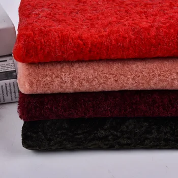

Autumn and winter knit super soft alpaca Japanese and Korean warp knitting ice velvet home clothing fabric stock