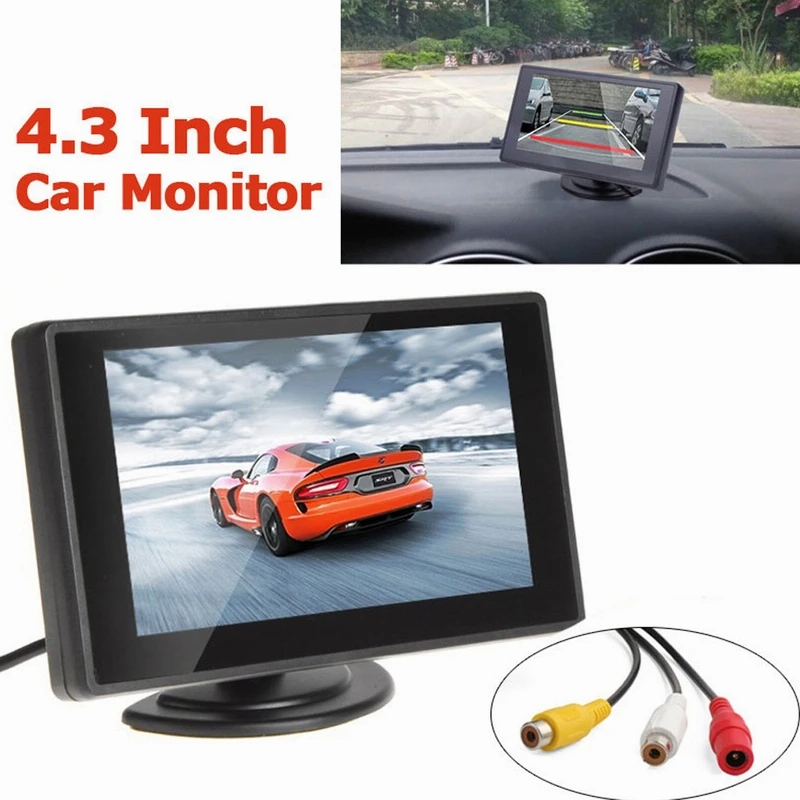 

ouchuangbo 4.3" Inch Car Monitor TFT LCD Digital Screen For Car Truck Vehicle Rear View Monitors Car Video Player