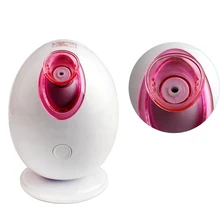 Увлажняющий Пароварка для лица с подогревом, нано-распылитель, ионный паровой аппарат для лица, электрическая зарядка, спа-инструмент для кожи