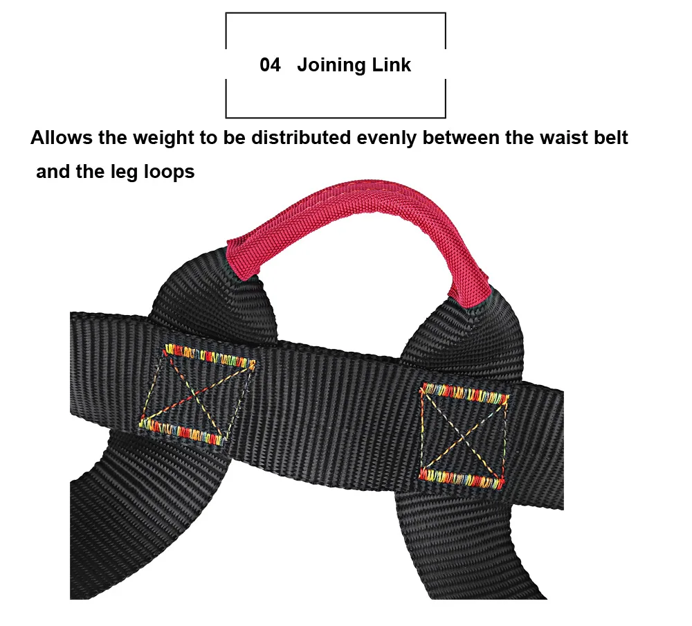 Professional восхождение ремни безопасности Высокое качество жгут ремни безопасности Открытый скалолазание пеший Туризм Rappelling оборудования