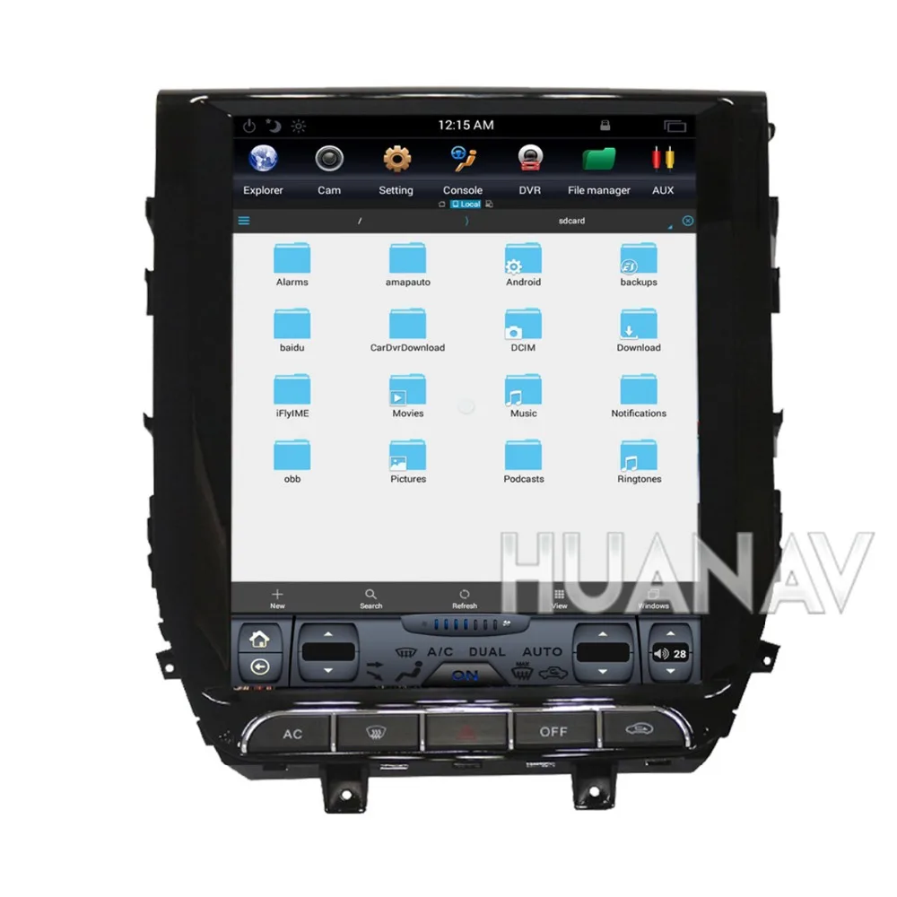 Discount Tesla style Android Car GPS Navigation Car NO DVD Player For Toyota Land Cruiser 200 2016 2017 2018 car stereo unit multimedia 4