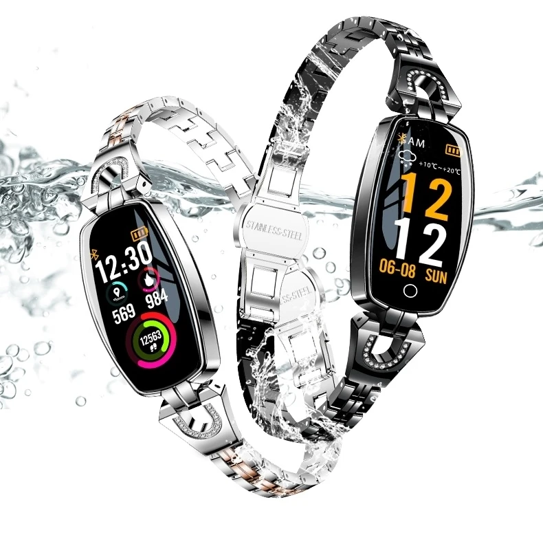 

H8 Smart Watch Women 2018 Waterproof Heart Rate Monitoring Fitness Bracelet Smartwatch Bluetooth for Android IOS Phones