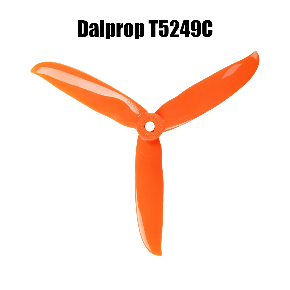 2 пары DALPROP CYCLONE T5249C T5249BN 5249 три лопасти пропеллер совместимый с POPO системой FPV