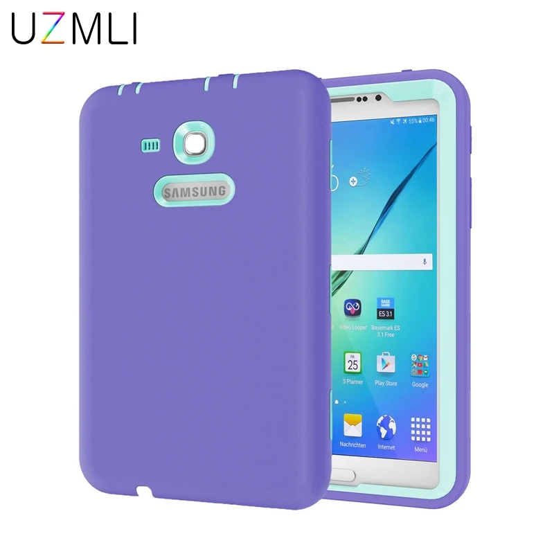 Для Samsung Galaxy Tab 3 lite 7 0 &quotSM T110 T111 T113 T116 Гибридный трехслойный сверхпрочный защитный