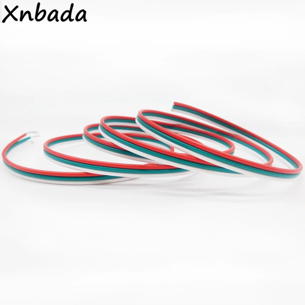 10~ 100 м Светодиодная лента провод кабель 22AWG 3Pin для WS2811 16703 WS2812B SK6812 Светодиодная лента