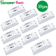 1/2/3/4/5/6/8/10 шт. SONOFF Basic Беспроводной Wi-Fi пульт дистанционного управления Переключатель Управление Модуль Автоматизации "сделай сам" Таймер универсальное автомобильное зарядное устройство с дома 10A 220V