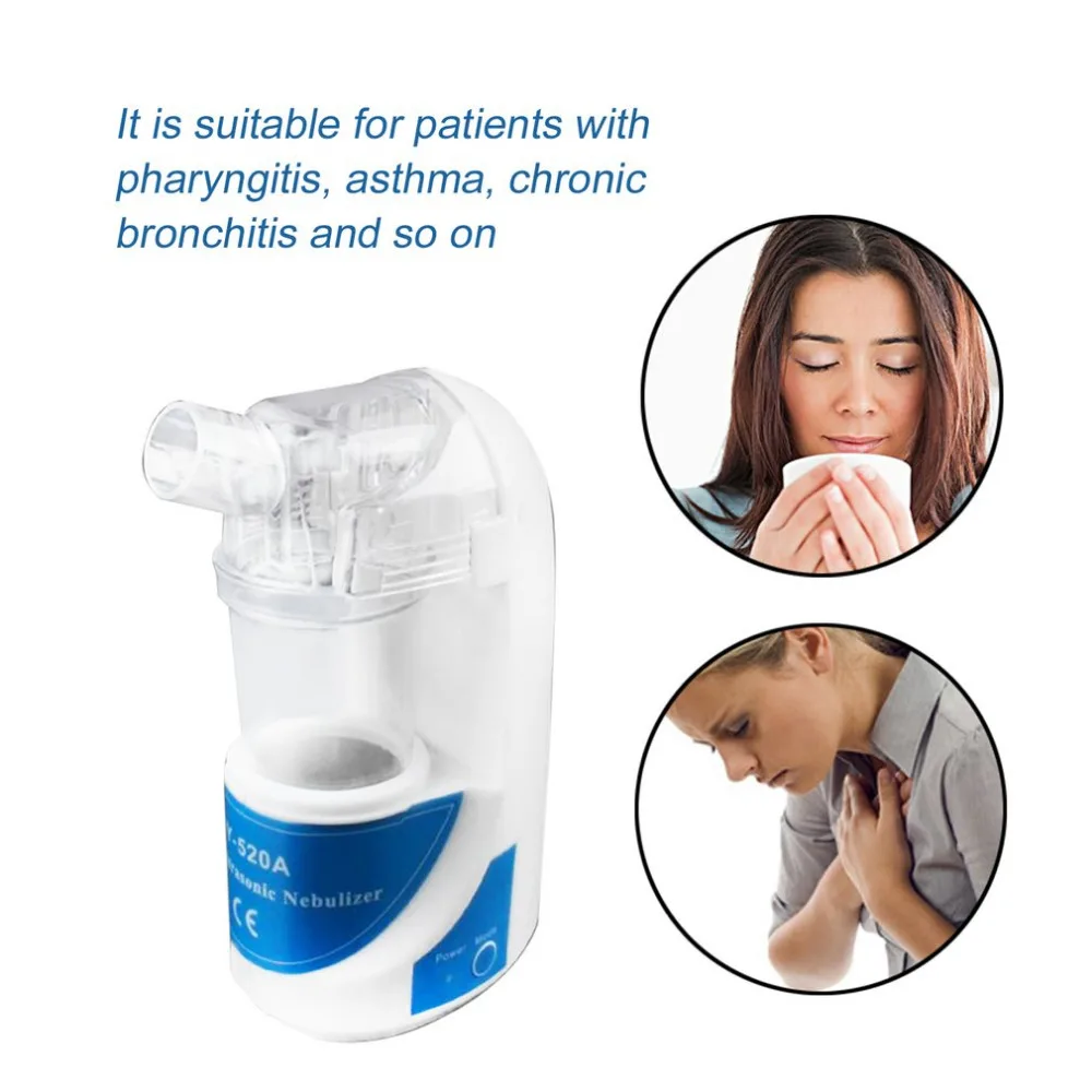 

Nebulizer Ultrasonic Atomizer Spray Aromatherapy Steamer Portable Mini Asthma Inhaler Nebulizer