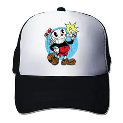 Giancomics Cuphead стрельба игры мультфильм аниме узор черный кепки косплэй Мода отаку Прохладный кепки Декор экономичный подарок