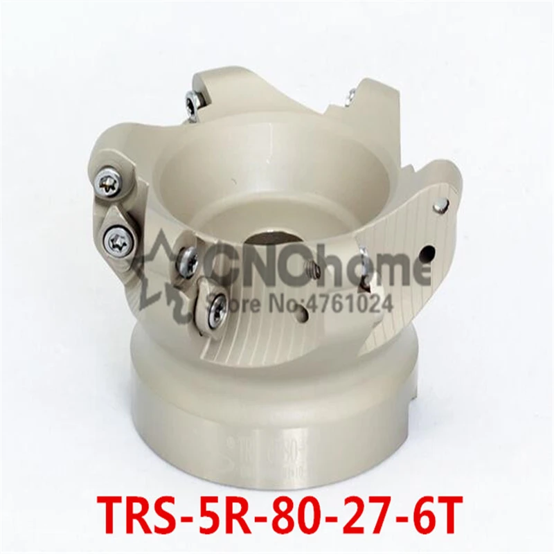TRS5R 80 27 6T торцевая фреза для фрезерования индексируемая плоская шероховатая