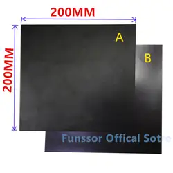 Funssor 200X200 мм магнитная лента для печати гибкая лента Набор для DIY 3d принтера