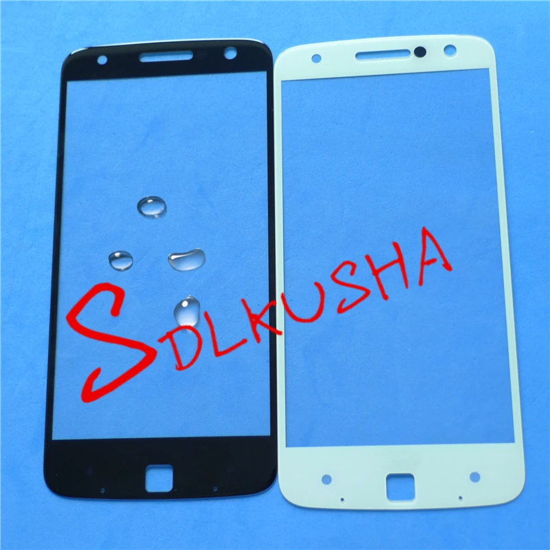 Передняя внешняя стеклянная линза для замены сенсорного ЖК экрана Motorola Moto Z Droid