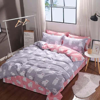 

Single Twin Queen King Double Size Duvet Cover Bedding Set Quilt Comforter Pillow Case Adult Kids Soft Cotton Bed Linens24