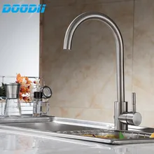 DooDii 304 Stainless Steel No Lead Kitchen Sink Faucet Sink Tap 360 Swivel Mixer Kitchen Bathroom Faucet
