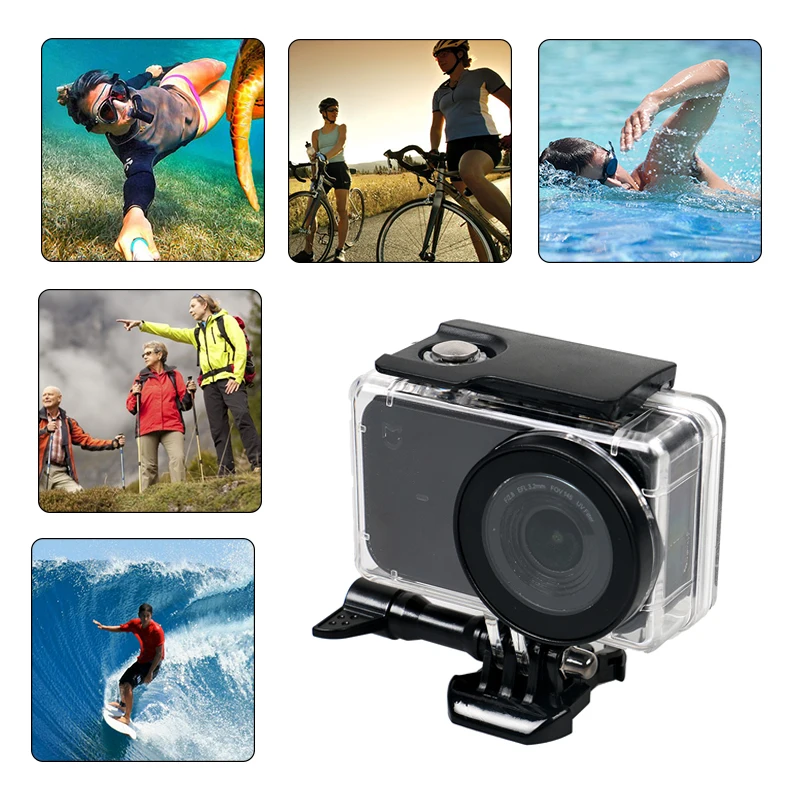 

45M Diving Waterproof Case For Xiaomi Mijia 4K Mini Action Camera Case Cover For Mijia Mini Camera Protective Housing