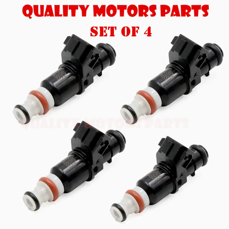 Set of 4 Keihin T Fuel injectors for 2005 2006 Acura RSX Type s K20Z1