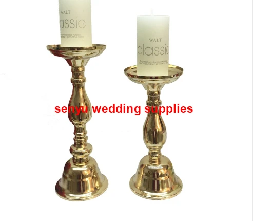 New Style Wholesale Set Pillar Wedding Taper Candle Holder Luxury Thin Metal Gold Candle Holder Senyu0316 Party Diy Decorations Aliexpress