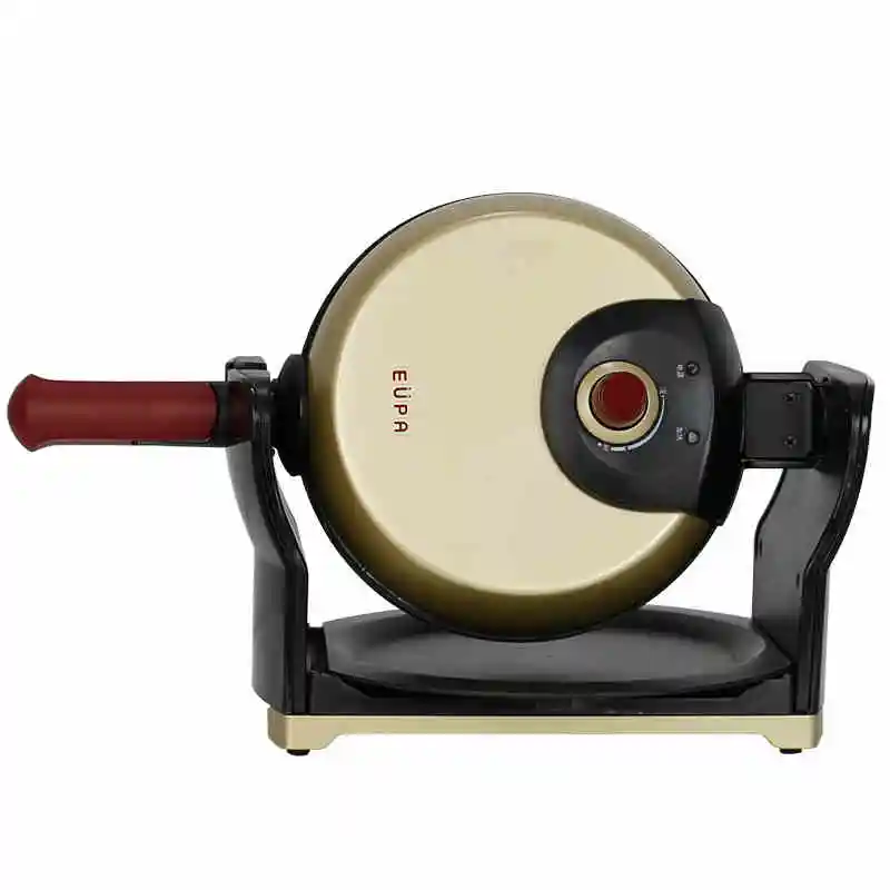 

220V Rotatable 3 Gear Household Non-stick Waffle Maker Crepe Maker Cake Baking Anti Overflow Breakfast Machine EU/AU/UK/US Plug