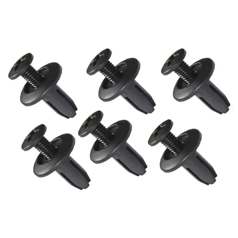 Buy VODOOL 50pcs 6mm Hole Car Fender Skirt Plastic