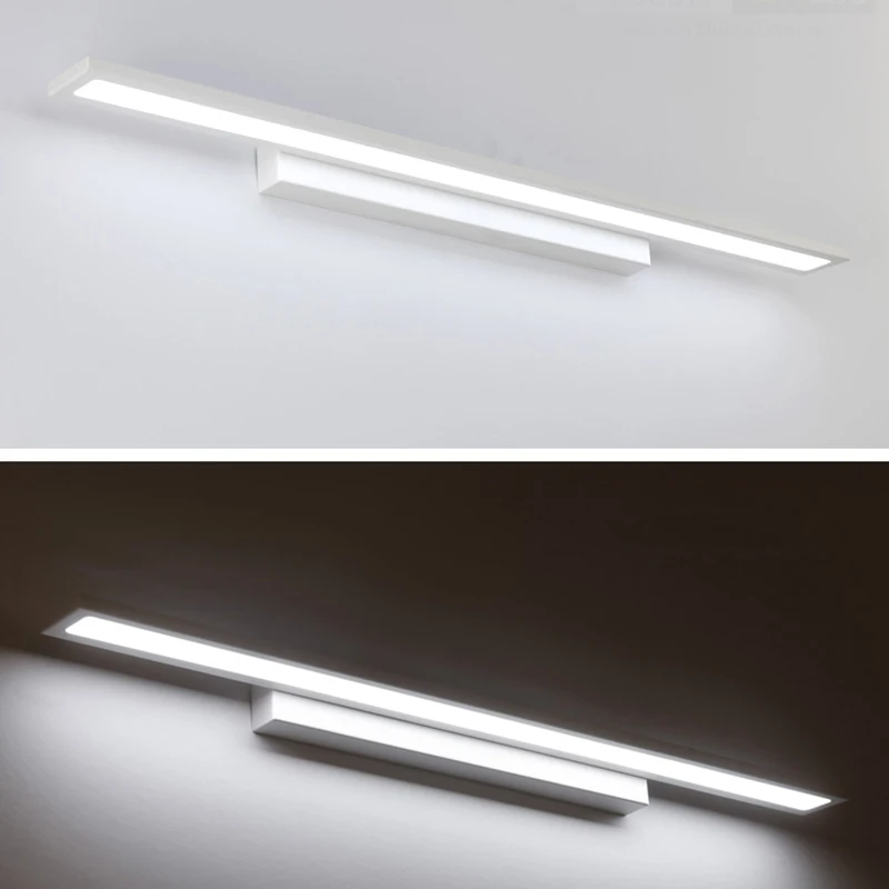 

Morden Anti-fog Waterproof Acrylic Mirror Light LED Bathroom Wall Lamp Brief Indoor Lighting Fixtures Sconce for Home Bed