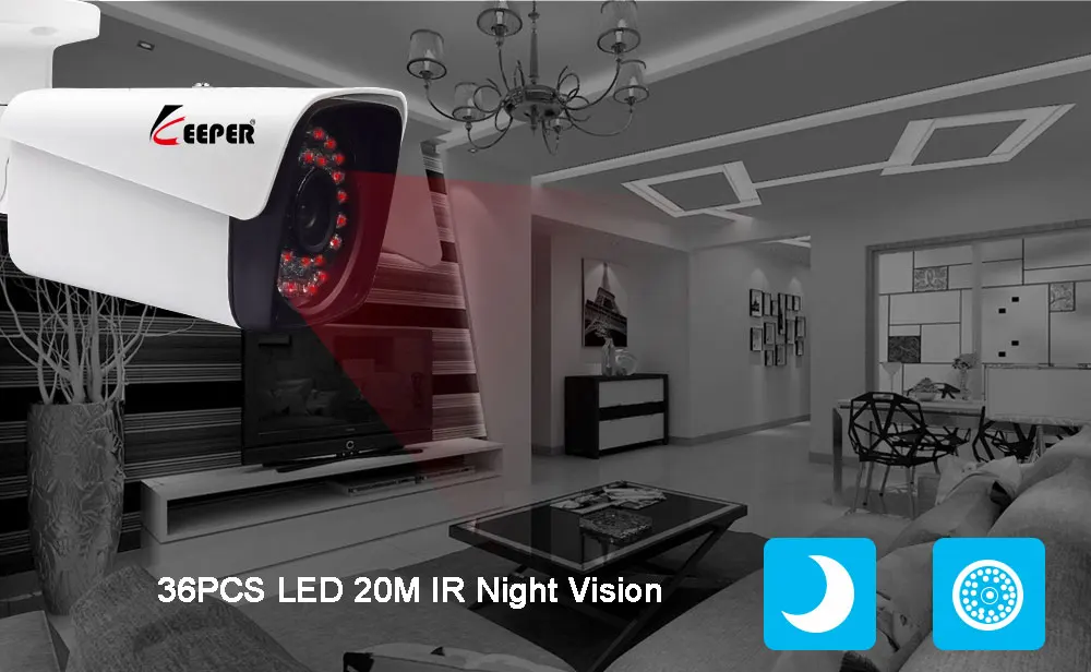 Хранитель H.265 8CH 1080P HDMI POE NVR комплект CCTV система безопасности 2MP ИК наружная с 8 шт IP POE камера P2P комплект видеонаблюдения