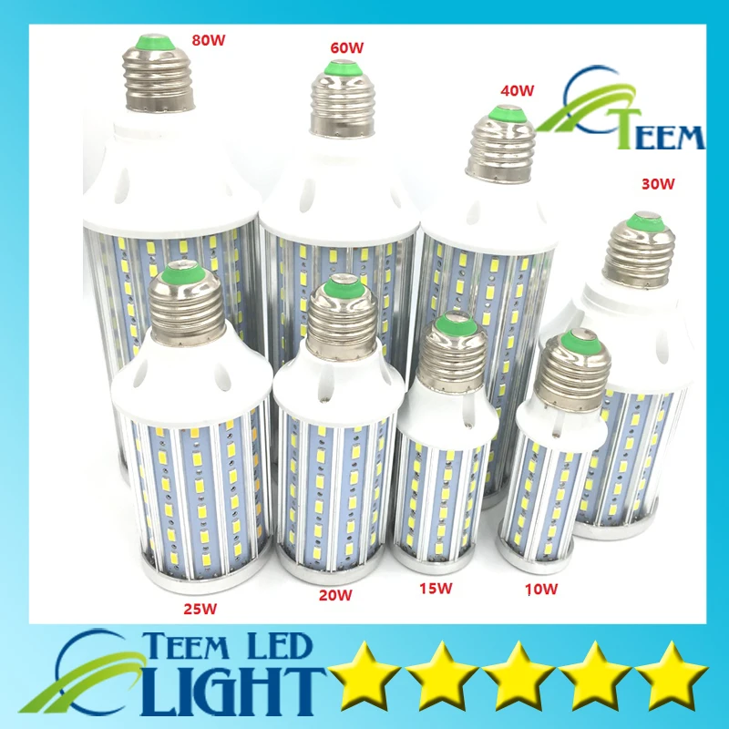 X1pcs Super bright Led Corn light E27 E14 B22 SMD 5630 85 265V 10W 15W 20W