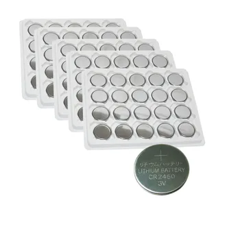 

100PCS CR CR2450 2450 DL2450 3V Button Coins Battery