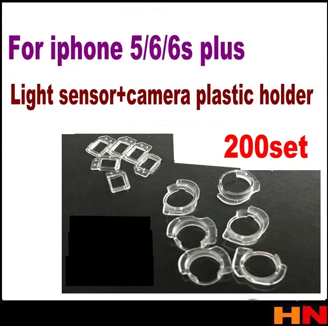 

200set Replacement Part Facing Camera Bezel for iPhone 5 5s 5c 6 6s plus Front Camera Plastic Holder Facing Cam Clip Ring