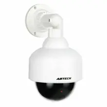 Открытый манекен Камера купол мигает светодиодный поддельные безопасности Камера с мерцающий светильник