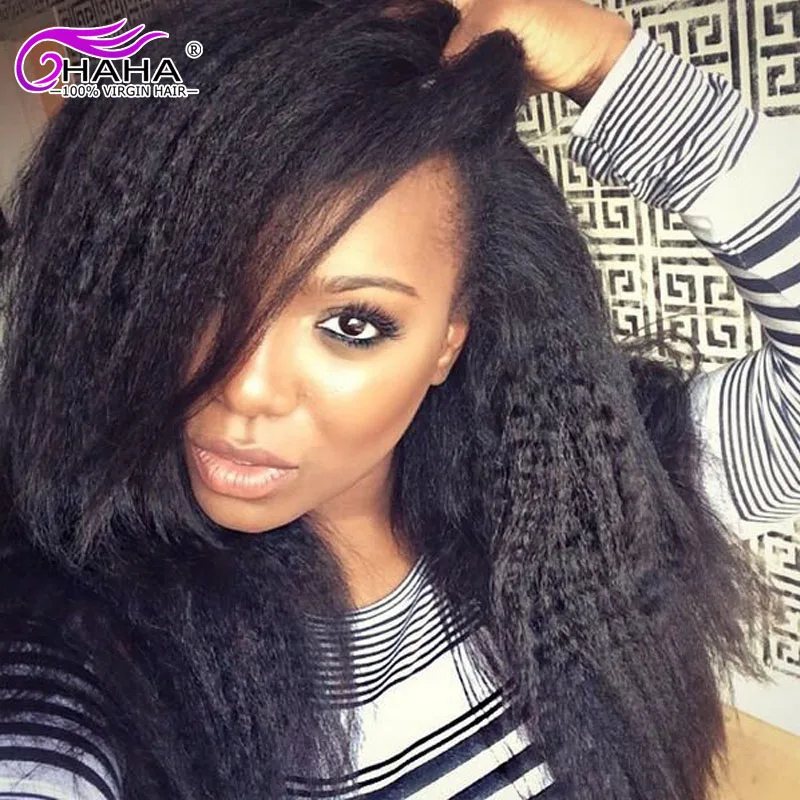 7a Unprocessed Straight Virgin Hair Malaysian Coarse Yaki Remy