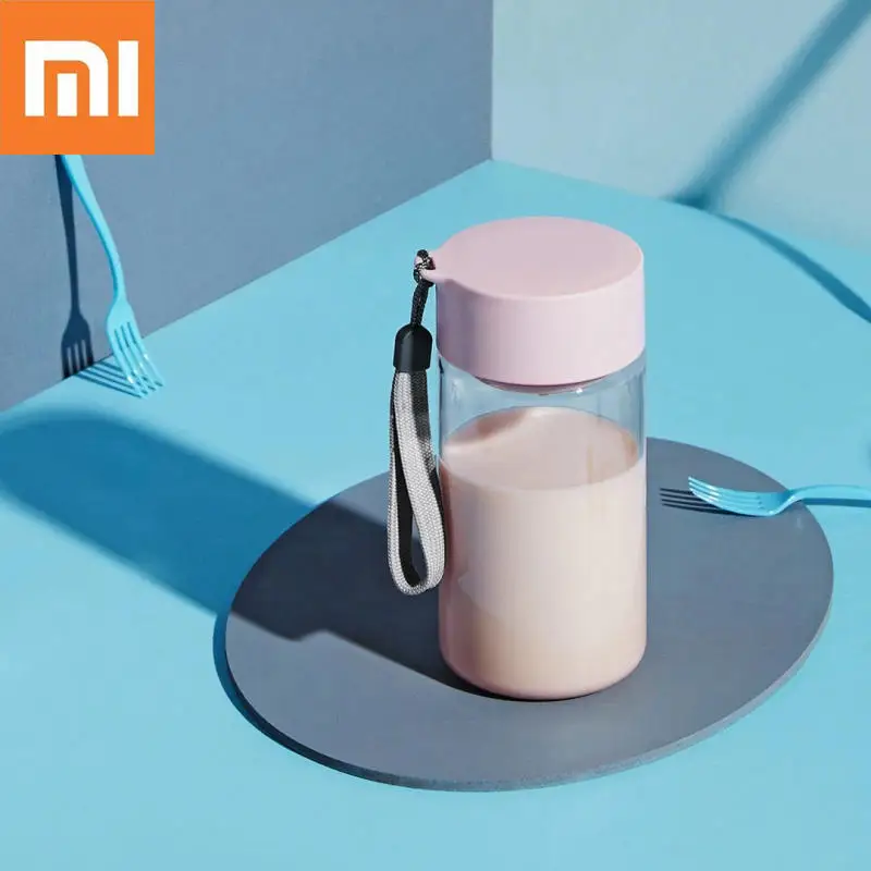 Xiaomi Mijia Fun Home 350 мл чашка портативный туристический стакан для воды с веревочным держателем пищевой полипропилен силикон чашка